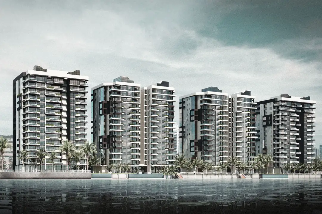 Immeubles d'appartements La Marina en bord de fleuve